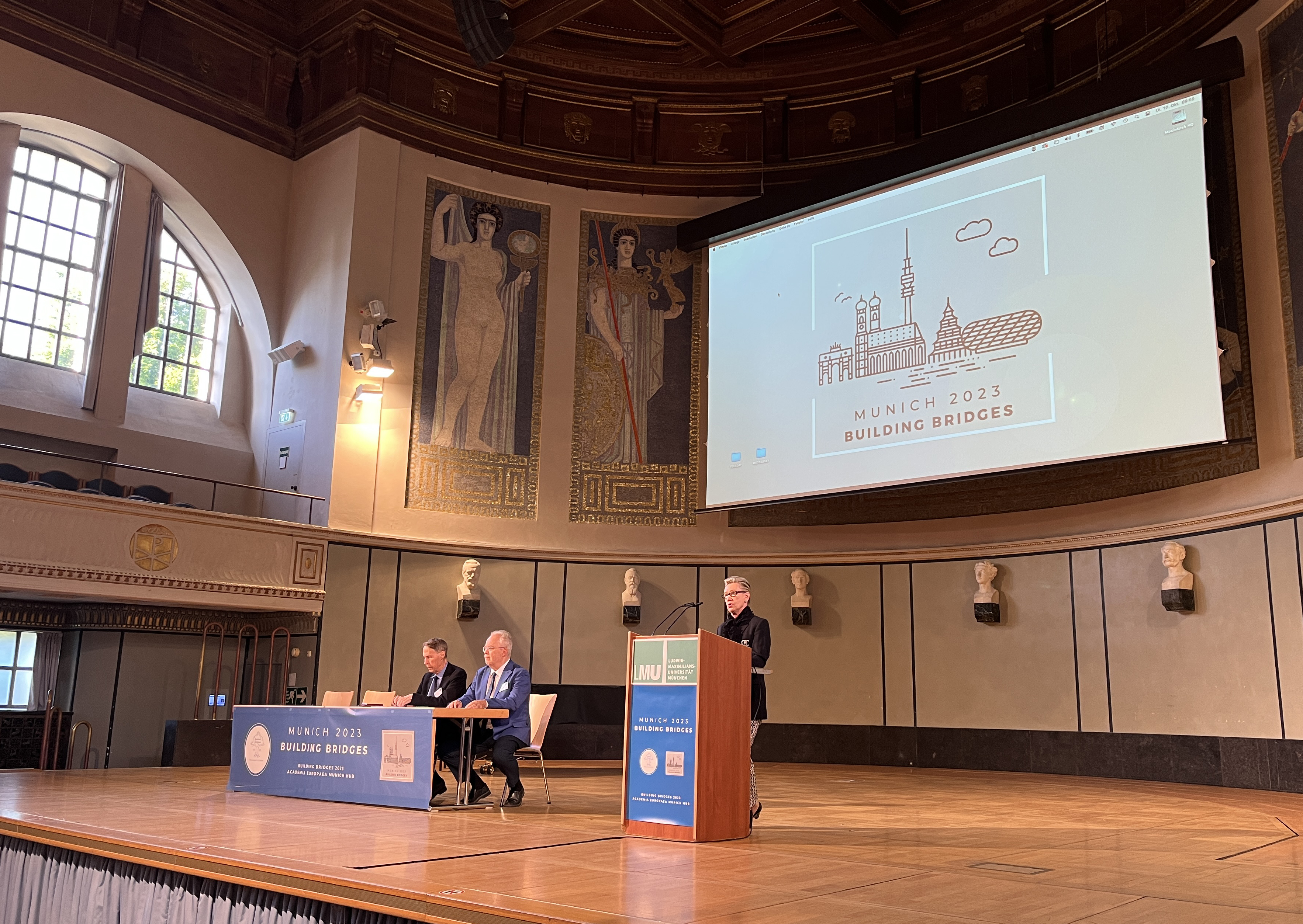 Marja Makarow, President of Academia Europaea opens the conference